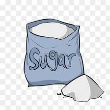 糖剪贴画白砂糖